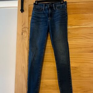 J. Crew Dark Blue Skinny Jeans
